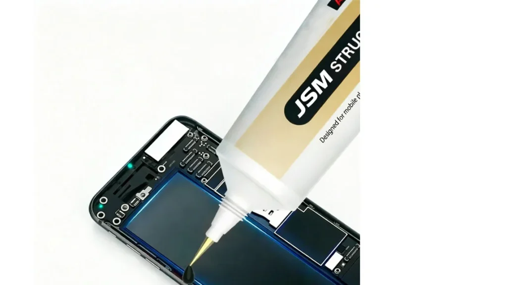 JSM structural adhesive for smartphone assembly and electronic component bonding.