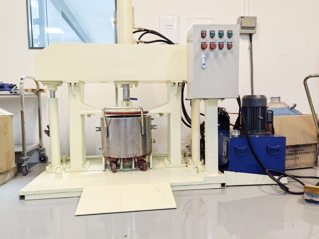 Hydraulic double planetary mixing machine for high viscosity industrial UV adhesive raw material mixing and dispersion production